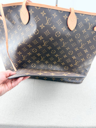 Louis Vuitton neverfull GM nomogram canvas tote bag