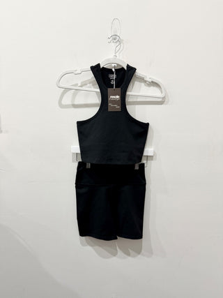 Camila Coelho workout set: tank and cycle shorts, XS