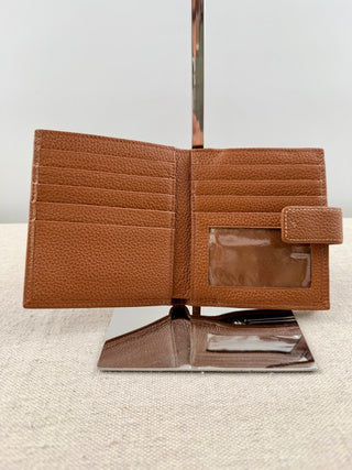 Longchamp medium leather wallet