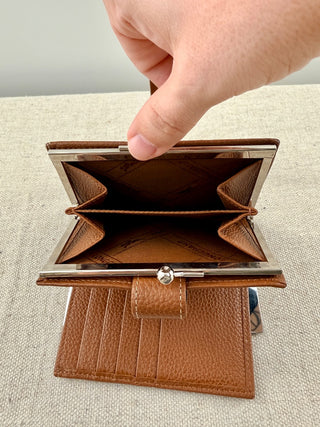 Longchamp medium leather wallet