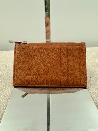 Longchamp leather card holder