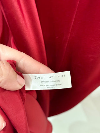 Fleur du mal silk long skirt, XS