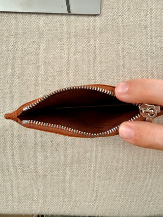 Longchamp leather card holder