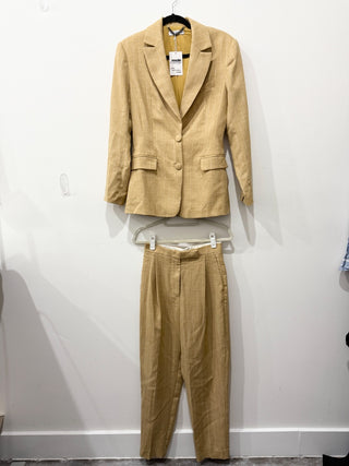 Maria Vittoria Paolillo matching striped pantsuit, 40 IT / US 4
