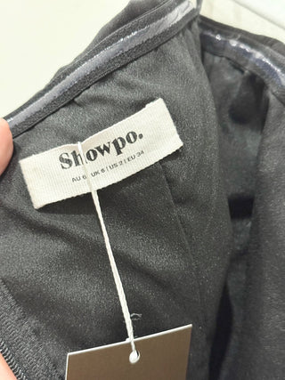 ShowPo set corset top and front lace up shorts, 2