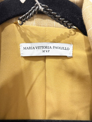 Maria Vittoria Paolillo matching striped pantsuit, 40 IT / US 4