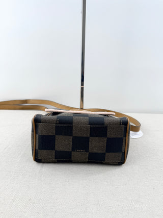 Fendi vintage checked Damier messenger bag crossbody