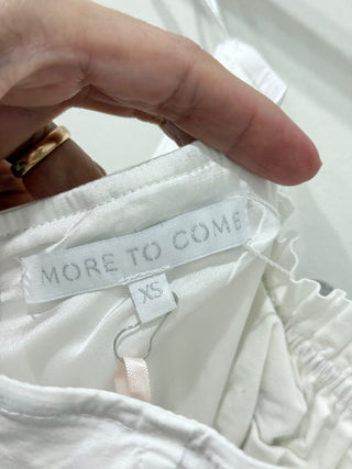 More To Come cotton set with bow: corset and skort, XS