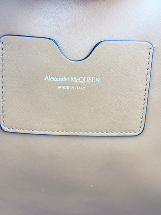 Alexander McQueen shopper leather tote bag with logo