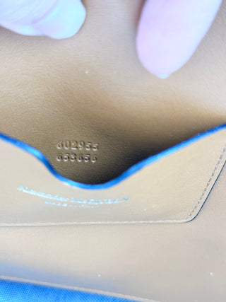 Alexander McQueen shopper leather tote bag with logo
