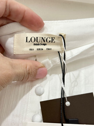 Lounge long eyelet skirt, 4