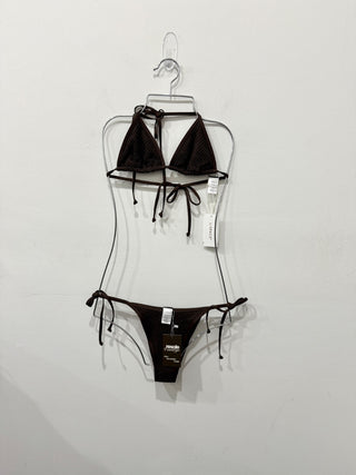 L Space crochet bikini set, S