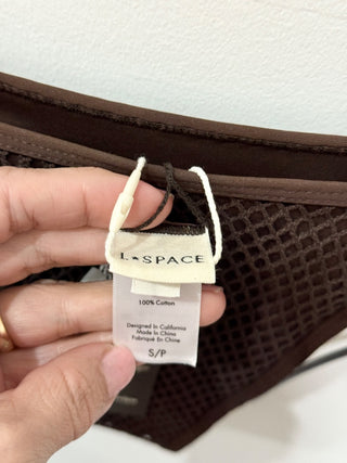 L Space crochet bikini set, S