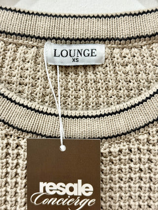 Lounge crochet sleeveless top, XS