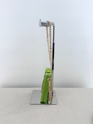 Ximena Kavalekas box phone bag python with chain strap