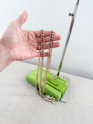 Ximena Kavalekas box phone bag python with chain strap