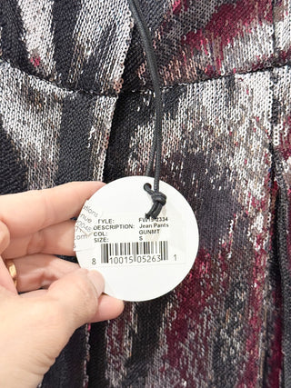 Retrofete sequin blazer and jean sequin pants, S