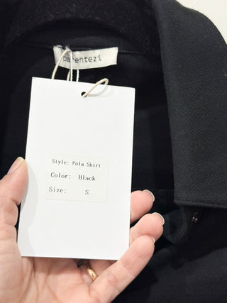 Parentezi pola collar shirt, S