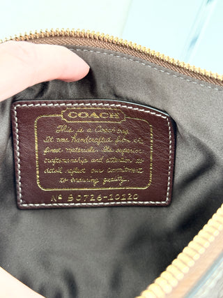 Coach signature stripe demi shoulder bag 10120
