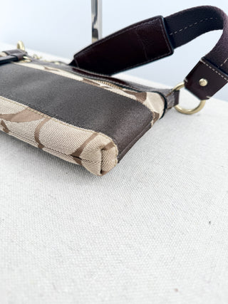 Coach signature stripe demi shoulder bag 10120