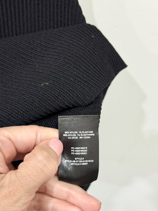 Babaton polo collar mini dress ribbed, XS