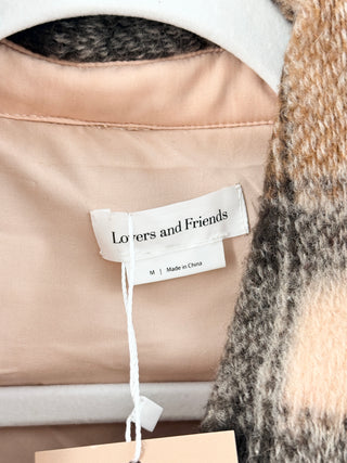 Lovers and Friends plaid cropped jacket, M