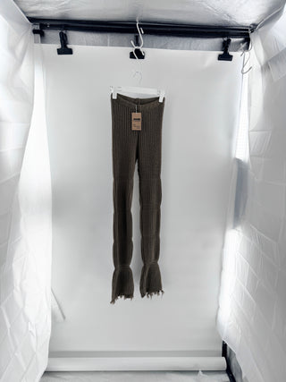 Ruve knit fringe trim pants, one size
