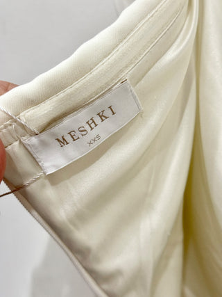 Meshki strapless front button mini dress, XS/S