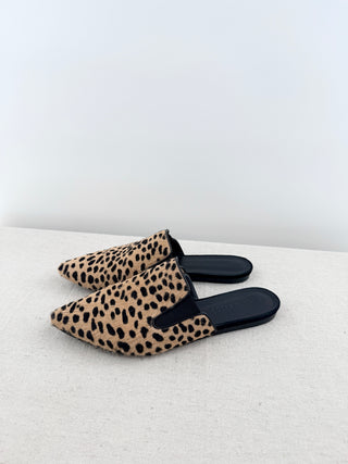 Jenni Kayne pony hair mule cheetah, 37
