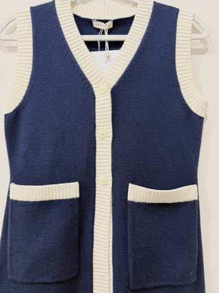 Parentezi katie knit vest and isla knit skirt, top XS / bottom S