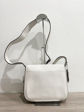 Coach swagger pebbled leather shoulder bag