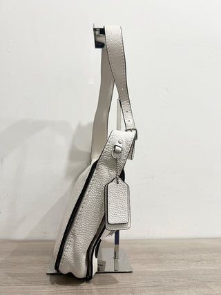 Coach swagger pebbled leather shoulder bag
