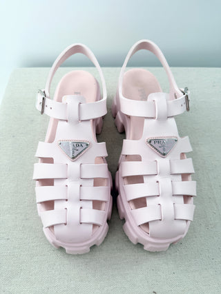 Prada foam rubber fisherman chunky sole sandals extra light, 40