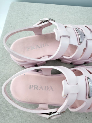 Prada foam rubber fisherman chunky sole sandals extra light, 40