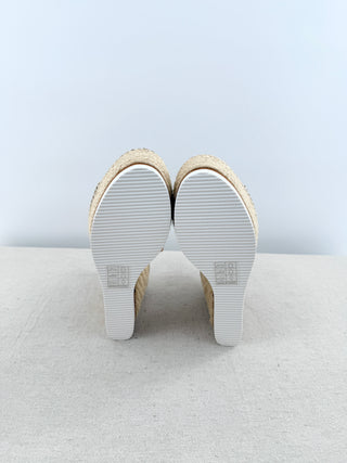 See by Chloe espadrille wedge sandals with raffia, 6