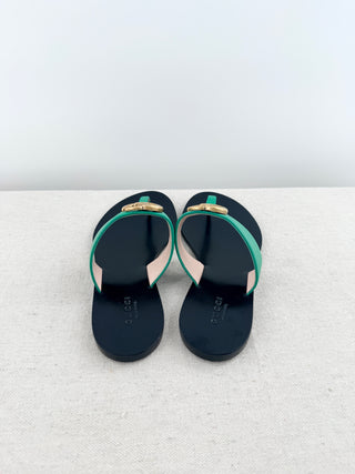 Gucci GG marmont thong sandals, 36