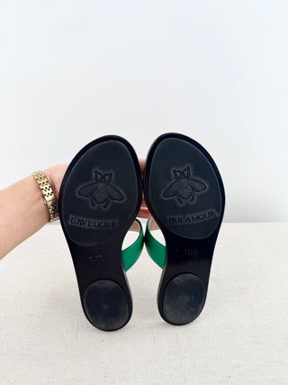 Gucci GG marmont thong sandals, 36