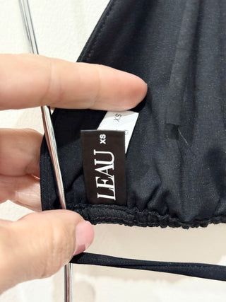 Leau crystal embellished bikini set, XS