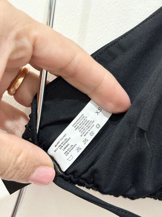 Leau crystal embellished bikini set, XS