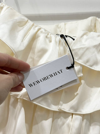 WeWoreWhat tiered ruffled maxi dress, XS