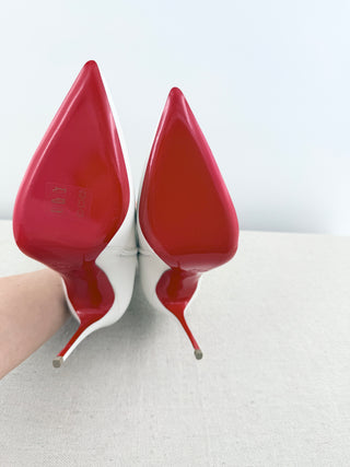 Christian Louboutin so kate 100 leather booties, 375