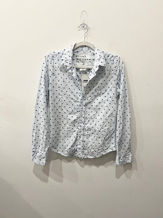 Frank & Eileen heart embroidered button down shirt, XS