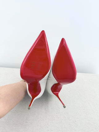 Christian Louboutin so kate 100 leather booties, 375