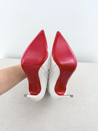 Christian Louboutin so kate 100 leather booties, 375