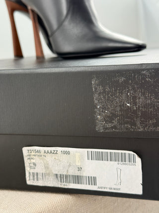 Saint Laurent justify 105 leather boots, 37