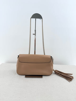 Gucci interlocking soho medium leather bag withn chain strap