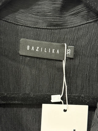 Bazilika crinkle cotton pajama style oversized suit, XS