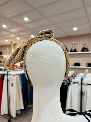 Lele Sadoughi velvet bow headband