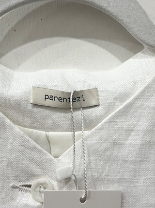 Parentezi linen vest, XS