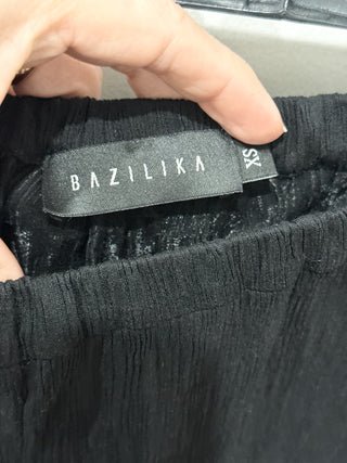 Bazilika crinkle cotton pajama style oversized suit, XS